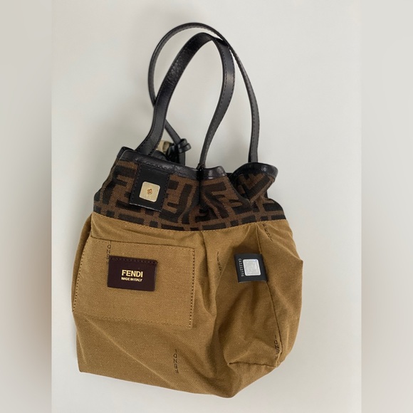 Fendi Bag Zucca mini with duster bag and authenticity card - Picture 9 of 11